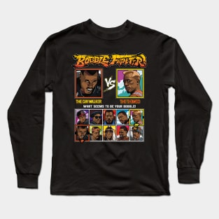 Boggle Fighter - Wesley Snipes VS Long Sleeve T-Shirt